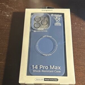 Blue Shock-Resistant iPhone 14 Pro Max Case